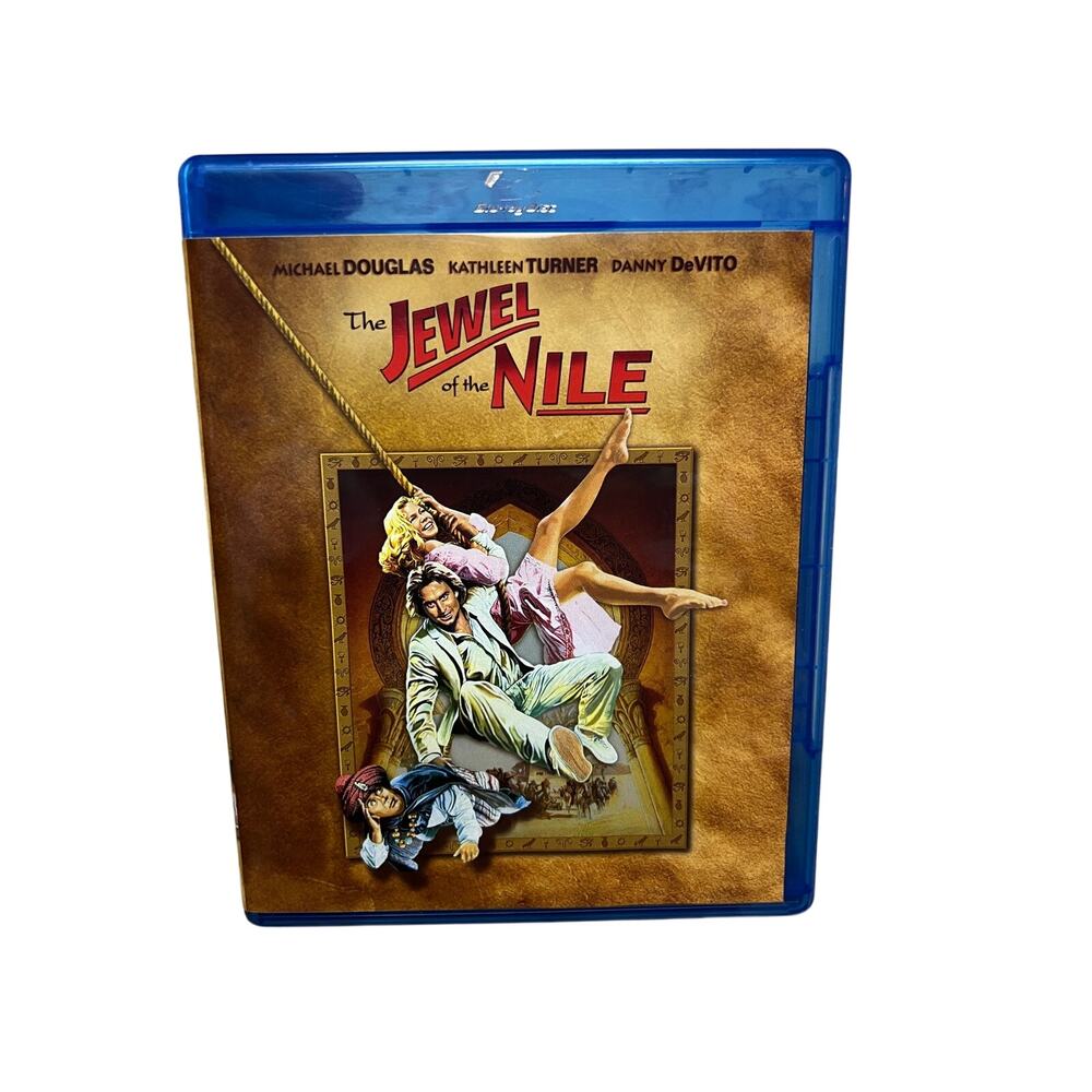 The Jewel of the Nile 1985 Blu-Ray Michael Douglas Kathleen Turner Rare OOP